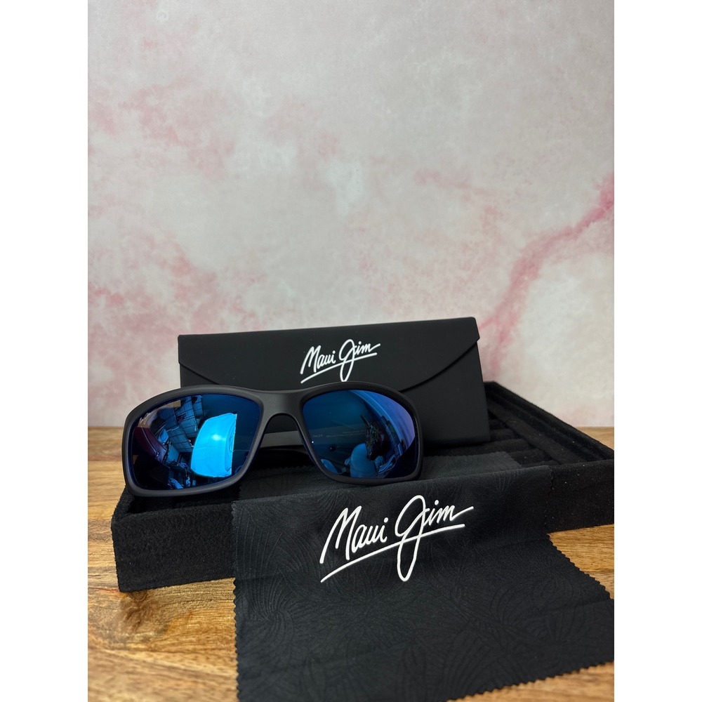 Maui Jim Kanaio Coast Polarized Wrap Sunglasses